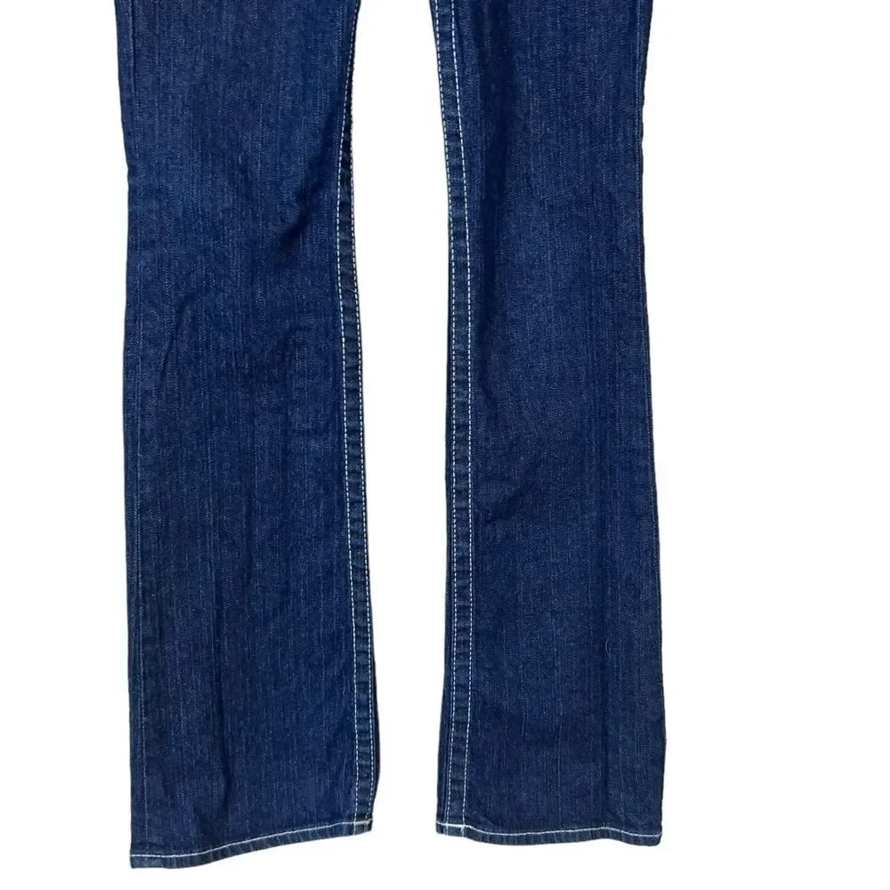 True Religion Becky Rhinestone Flap Pocket Jeans Style# WS2564C47